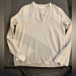 Everlane Silk V Neck Top